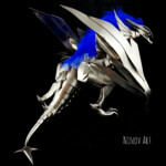 Skulptur Shyvana, Ansicht von hinten rechts