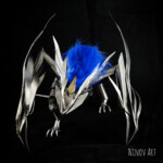 Skulptur Shyvana, Ansicht von vorne