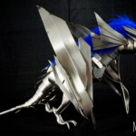 Skulptur Shyvana, Ansicht von rechts