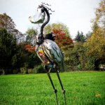 Skulptur Reiher, Ansicht von vorne