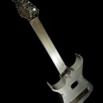 Skulptur Gitarre, Ansicht von hinten