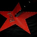 Skulptur Gitarre, Ansicht Ständer