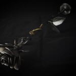 Skulptur Rose - Ansicht liegend