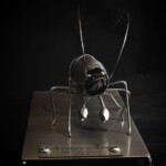 Skulptur Garnele - Ansicht von vorne