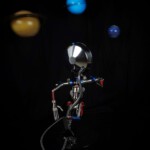 Skulptur Spacerunner - Ansicht von hinten