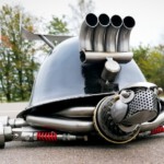 Skulptur Speed-Turtle - Ansicht von vorne rechts