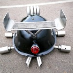 Skulptur Speed-Turtle - Ansicht von hinten