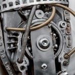 Skulptur Hund - Ansicht Gelenke