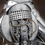 Skulptur Hund - Ansicht Arm