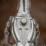 Skulptur Hund - Ansicht von hinten