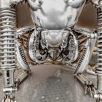 Skulptur Hund - Ansicht von vorne